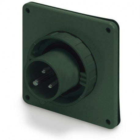 247.81693 SCAME BASE CONECTORA 2P + T IP67 16A 6h 200-250V