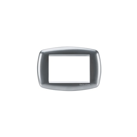 101.7013.XCS SCAME CLASSIC PLATE 3 MOD. BRUSHED CHROME