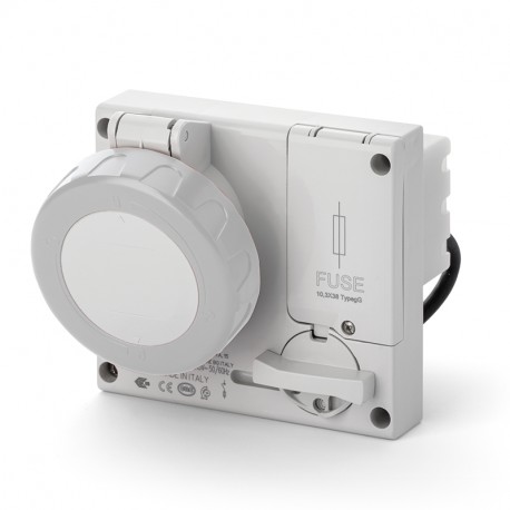 406.16838 SCAME BASE ENCLAV. MEC. 2P+T IP67 16A 8h 250V