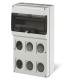 672.5616 SCAME QUADRO DOMINO MOD.550 6 PRESE