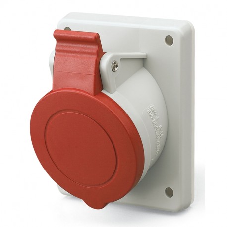 412.3268 SCAME BASE 2P + T IP44 32A 9h 50Hz 380-415V AC