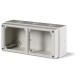 672.1200 SCAME ENCLOSURE WITH 2 OMNIA SERIE CUTOUTS