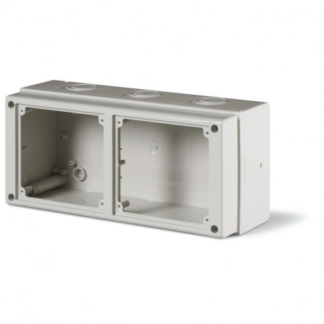 672.1200 SCAME ENCLOSURE WITH 2 OMNIA SERIE CUTOUTS