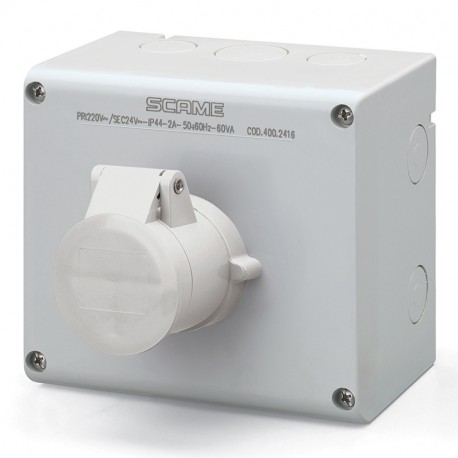 500.M2621 SCAME BASE ENCLAV. MEC. 2P IP44 32A 12h 40-50V