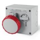 505.M1687 SCAME BASE ENCLAV. MEC. 3P+N+T IP67 16A 6h
