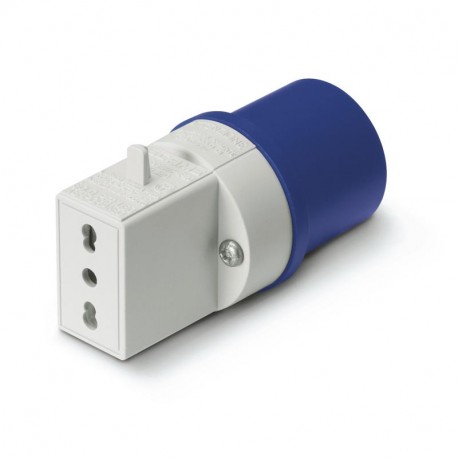 610.380 SCAME ADAPTADOR SIMPLE 16A IP20 250V