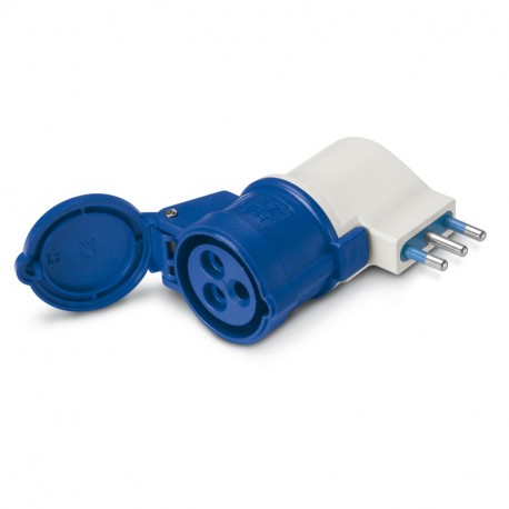 610.384 SCAME ADAPTOR FROM ITALIAN ST. TO IEC309