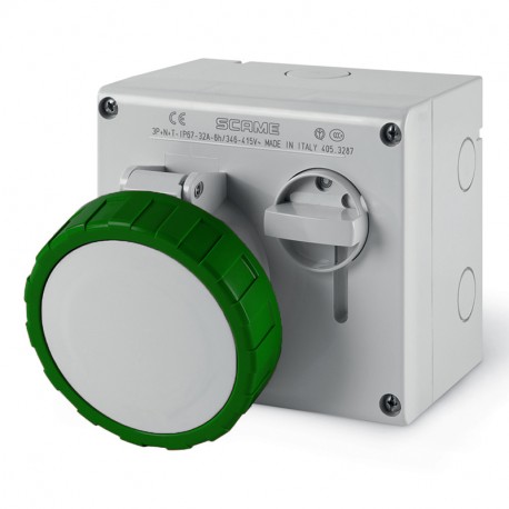 505.M32872 SCAME BASE ENCLAV. MEC. 3P + N + T IP67 32A 2h
