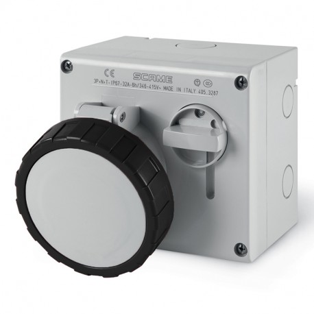 505.M32876 SCAME BASE ENCLAV. MEC. 3P+N+T IP67 32A 7h