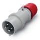 213.1636-SF SCAME PLUG 3P+E IP44 16A 6h 380-415V AC