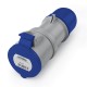 313.3243F SCAME PROLONGADOR 2P+T IP44 32A 6h 200-250V AC