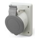 412.16676 SCAME SOCKET OUTLET 3P+N+E IP44 16A 7h