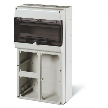 672.5316 SCAME ENCLOSURE WITH CUTOUT FOR 63A OMNIA