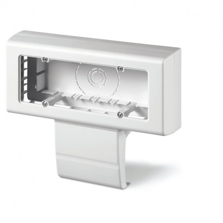 879.PA9050 SCAME SCATOLA PORTA APPARECCHI 120X H53 BIANCA