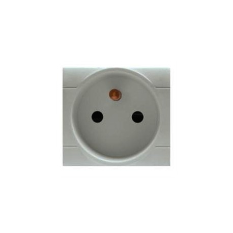 101.6411.G SCAME SOCKET FRENCH ST. 2P+E 16A GRAU