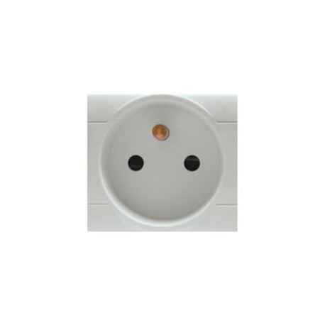 101.6411.B SCAME SOCKET FRENCH ST. 2P+E 16A WHITE