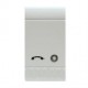 101.6221/T.B SCAME TASTO PULSANTE LUM. 1M (TELEFONO) BIANCO