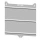 579.0040 SCAME PLAQUE MODULAIRE 4x16/32A GRIS