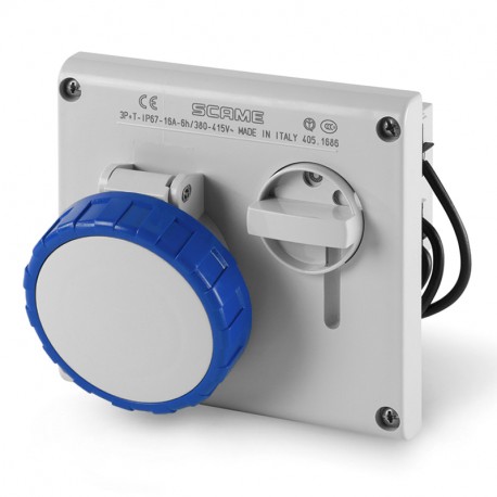 405.1674 SCAME BASE ENCLAV. MEC. 3P+T IP67 16A 9h