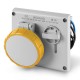 405.1679 SCAME PRESA INCASSO OMNIA 3P+N 16A 4h IP67