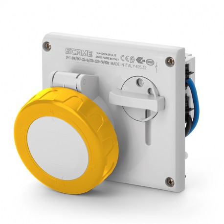 405.1679 SCAME PRESA INCASSO OMNIA 3P+N 16A 4h IP67