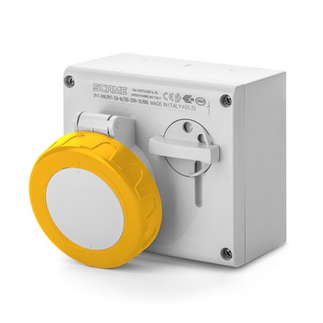 505.1672 SCAME BASE ENCLAV. MEC. 3P+T IP67 16A 4h