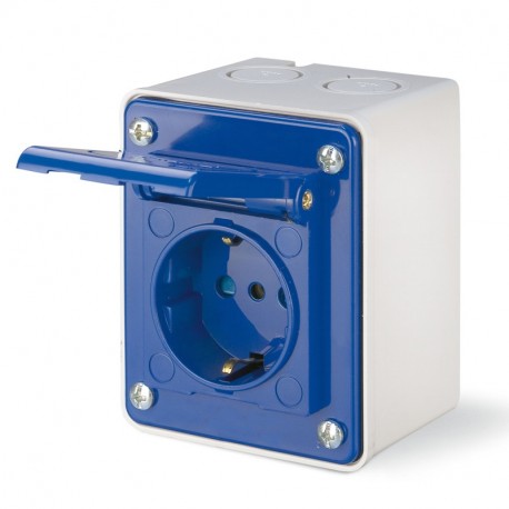 570.4181 SCAME PRISE MURALE 2P+T 16A 250V IP54