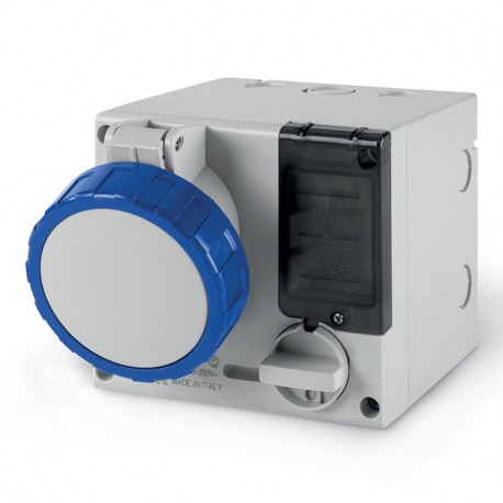 506.M3274 SCAME BASE ENCLAV. MEC. 3P+T IP67 32A 9h
