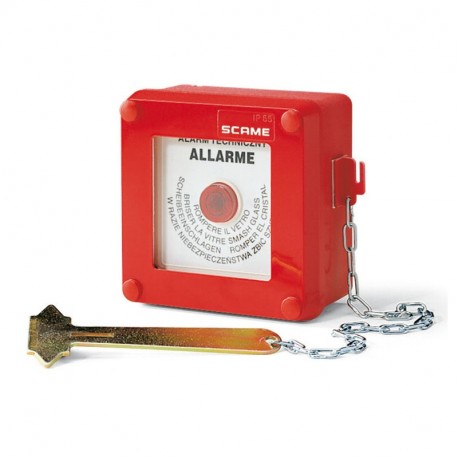 676.35100 SCAME CENTRALINO PARETE EMERGENZA C/PULSANTE
