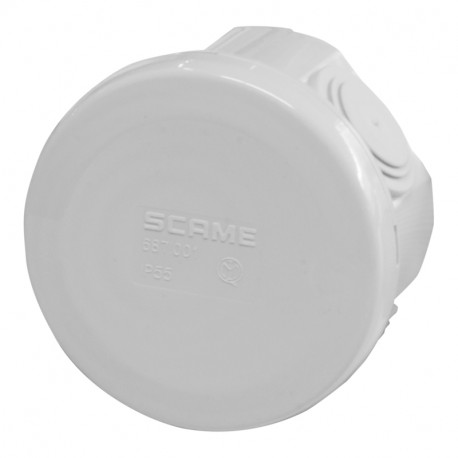 687.001 SCAME BOITE DE DERIVATION IP55 650°C Ø65x40