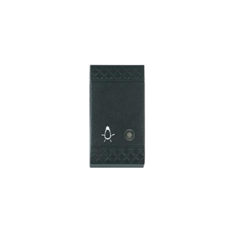 101.6221/L SCAME TASTO PULSANTE LUM. 1M (LUCE) ANTRACITE