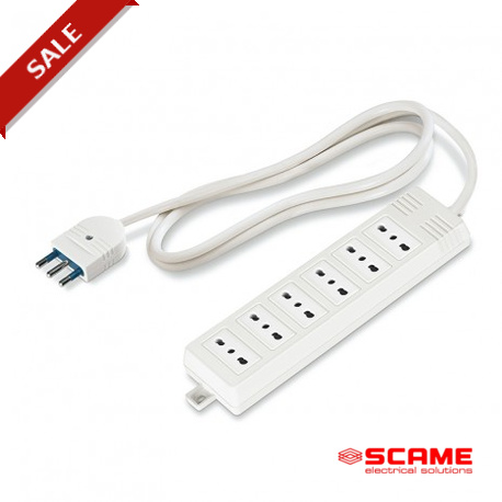 164.225/C SCAME MULTI-OUTLET SOCKET