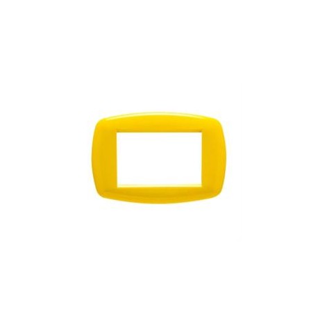 101.9023.GL SCAME PLACCA Bombée IN ABS 3 MODULI GIALLO