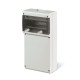 632.4710-000 SCAME QUADRO VUOTO BLOCK4 S/FORI + CHIAVE YALE