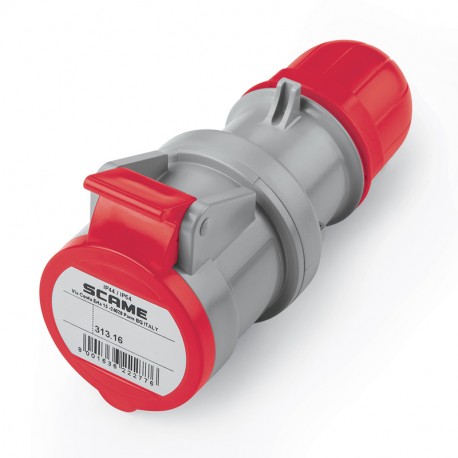 313.1648 SCAME PROLONGADOR 2P+T IP44 16A 9h 380-415V AC