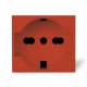 101.6405.R SCAME PRESA PLURISTANDARD ROSSA