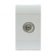 101.6433.B SCAME COAX/SAT/CAT.F OUTLET DIRECT WHITE