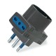 144.459/N SCAME Adattatore AZZURRA P30+ 2 BIV. 2P+T 16A