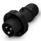 218.1633.K SCAME STECKER 2P+E IP66/IP67 16A 6h 200-250V AC