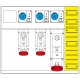 658.6056-131 SCAME Mbox5 con morsettiera prese c/fusibili