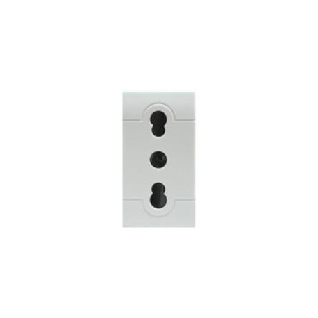 101.6403.B SCAME STECKDOSE ITAL.ST.2P+E 16A BIVALENTEN WEIß