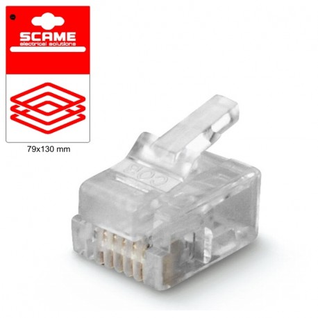 999.10792 SCAME SPINA PLUG 6/6 VOLANTE 10PEZZI