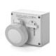 505.32834 SCAME INTERLOCKED SOCKET 2P+E IP67 32A 3h