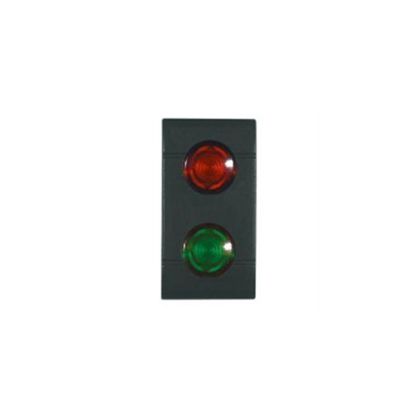 101.6542 SCAME PILOT LIGHT INDIC.RED-GREEN GLASS ANTH.