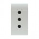 101.6401.B SCAME BASE 2P+T 10A 250V AC