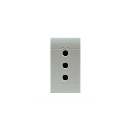 101.6401.G SCAME SOCKET ITAL.ST.2P+E 10A GREY