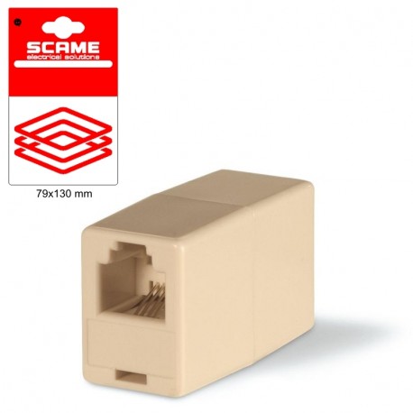 999.10794 SCAME TELEPHONE COUPLER BLISTER PACKED