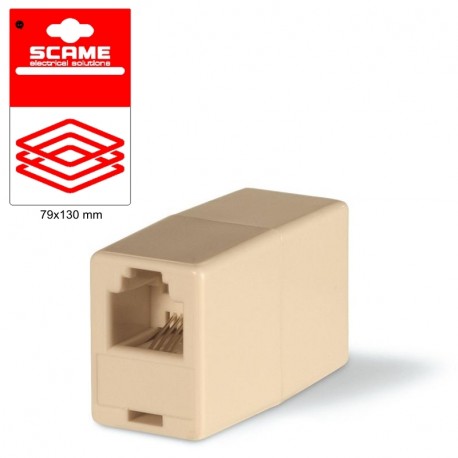 999.10795 SCAME TELEPHONE COUPLER BLISTER PACKED