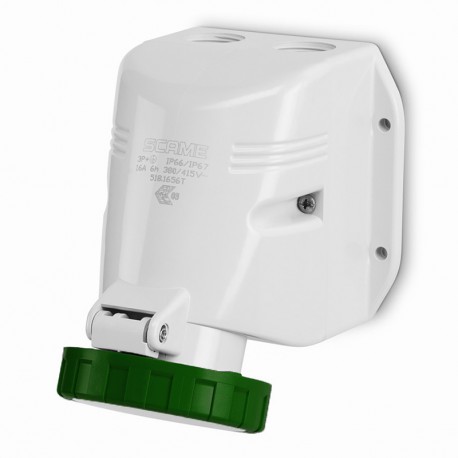 518.32532T SCAME BASE MURAL 2P+T IP66/IP67 32A 2h 50V AC