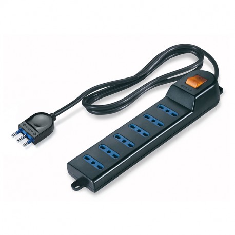160.229/C-N SCAME 6-OUTLET SOCKET DUAL USE +CABLE AND PLUG